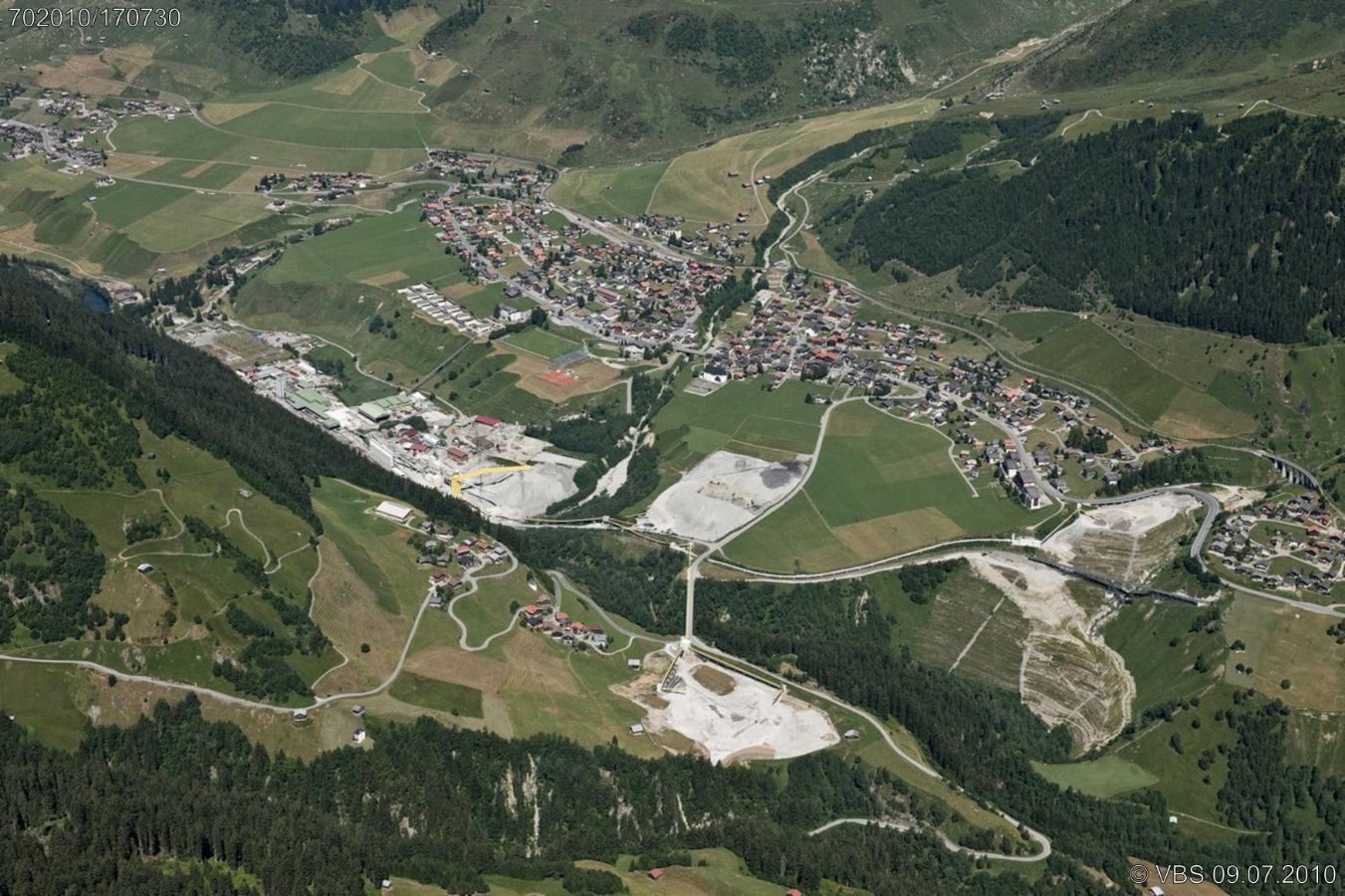 Sedrun, Camischolas, NEAT Baustelle